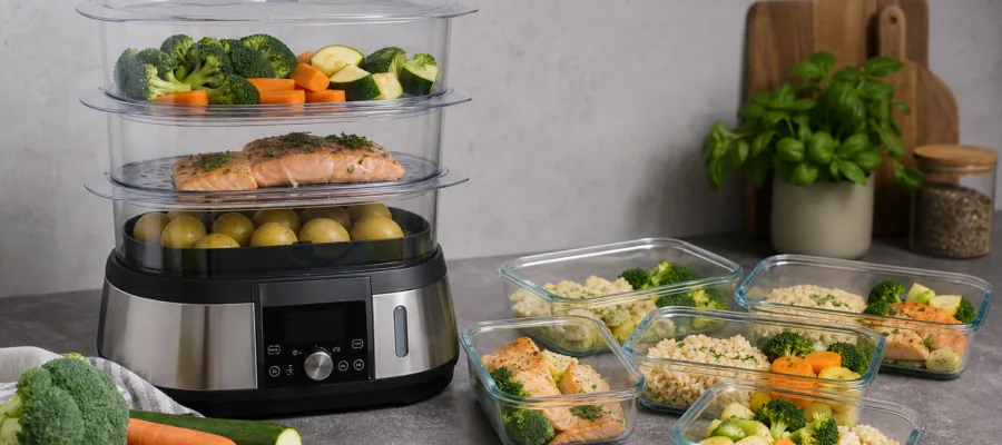 Dampfgarer Meal-Prep: Wochenplanung und einfache Rezepte
