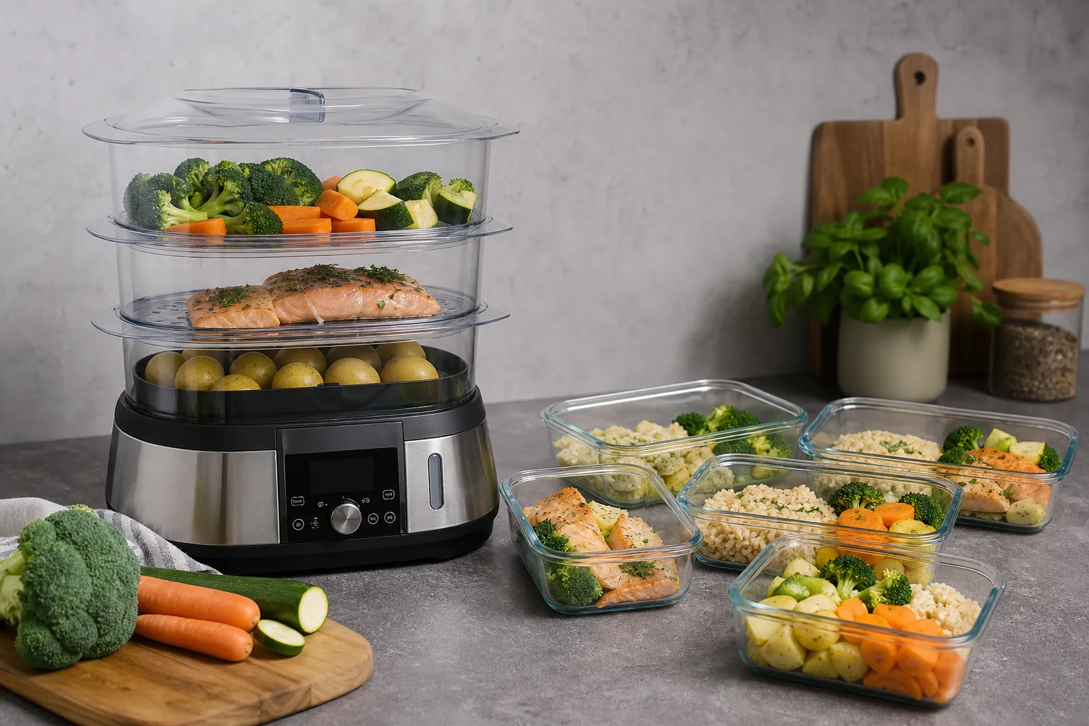 Dampfgarer Meal-Prep: Wochenplanung und einfache Rezepte