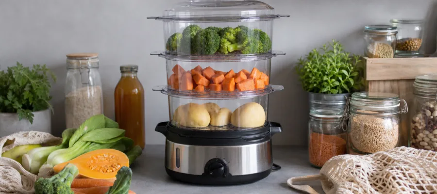 Nachhaltig leben mit Dampfgarer: Wie das Geraet in den Zero-Waste-Lifestyle passt