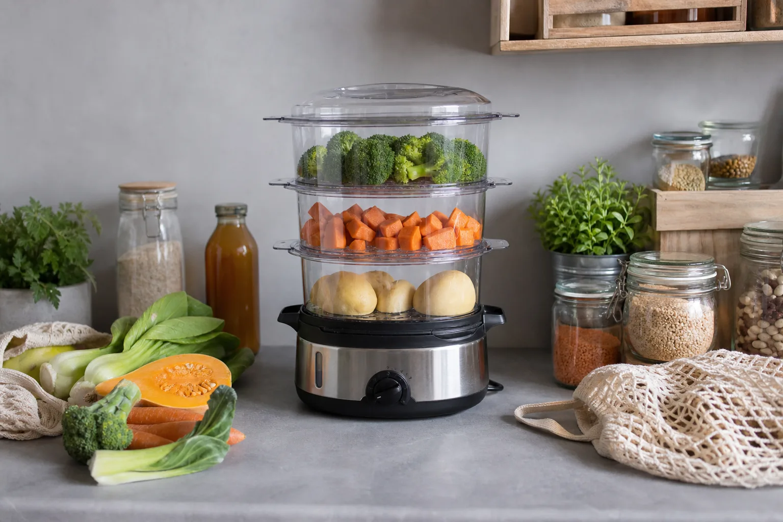 Nachhaltig leben mit Dampfgarer: Wie das Geraet in den Zero-Waste-Lifestyle passt