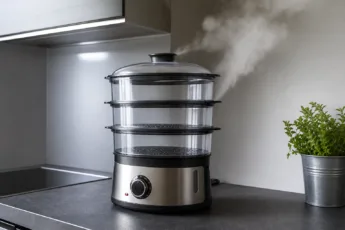 Sicherer Dampfgarer: Brandschutz, Austritt, Hygiene
